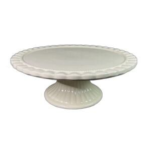 Vintage Cream Ceramic Cake Stand